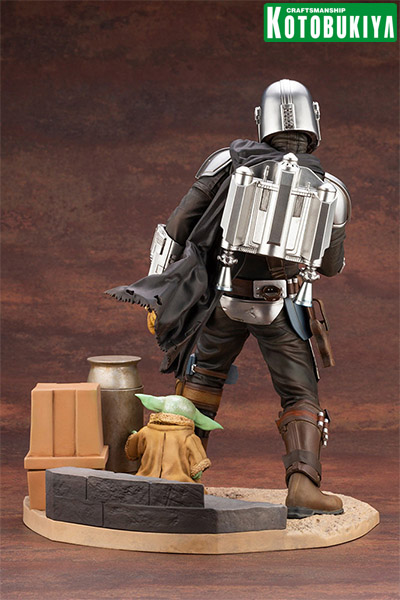 Kotobukiya Star Wars Mandalorian and The Child ARTFX PVC Statue